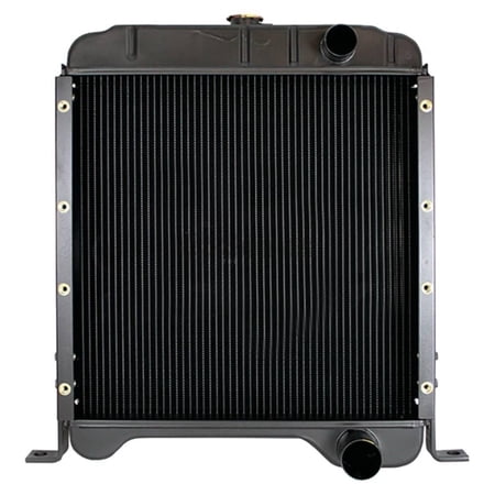 OEM Grade Radiator 3 Row 19.25 x 20.25 inch Core Compatible with Case 1845C 1840 Skid Steer Loader 4-390 239ci 3.9L 4 Cyl Diesel 51-60 HP Replaces 1347609C1 301877A2 Stens 1706-6564
