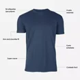 thumbnail image 4 of Playera Hombre,5pzas/100% Algodon/slim Fit Tacto Extra Suave, 4 of 6