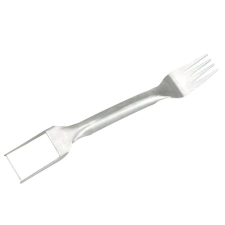

huanledash Watermelon Fork Slicer Creative Dual Head Stainless Steel Summer Watermelon Fruit Cutting Fork Home Supply