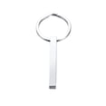 thumbnail image 4 of Pretyzoom 1Pcs Small Keyring Simple Design Stainless Steel Keychain for Everyday Use Men Women, 4 of 8
