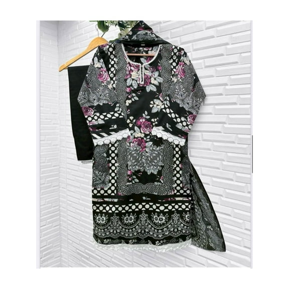 Cotton Printed Traditional Salwar Kameez, Cultural Wear for Women