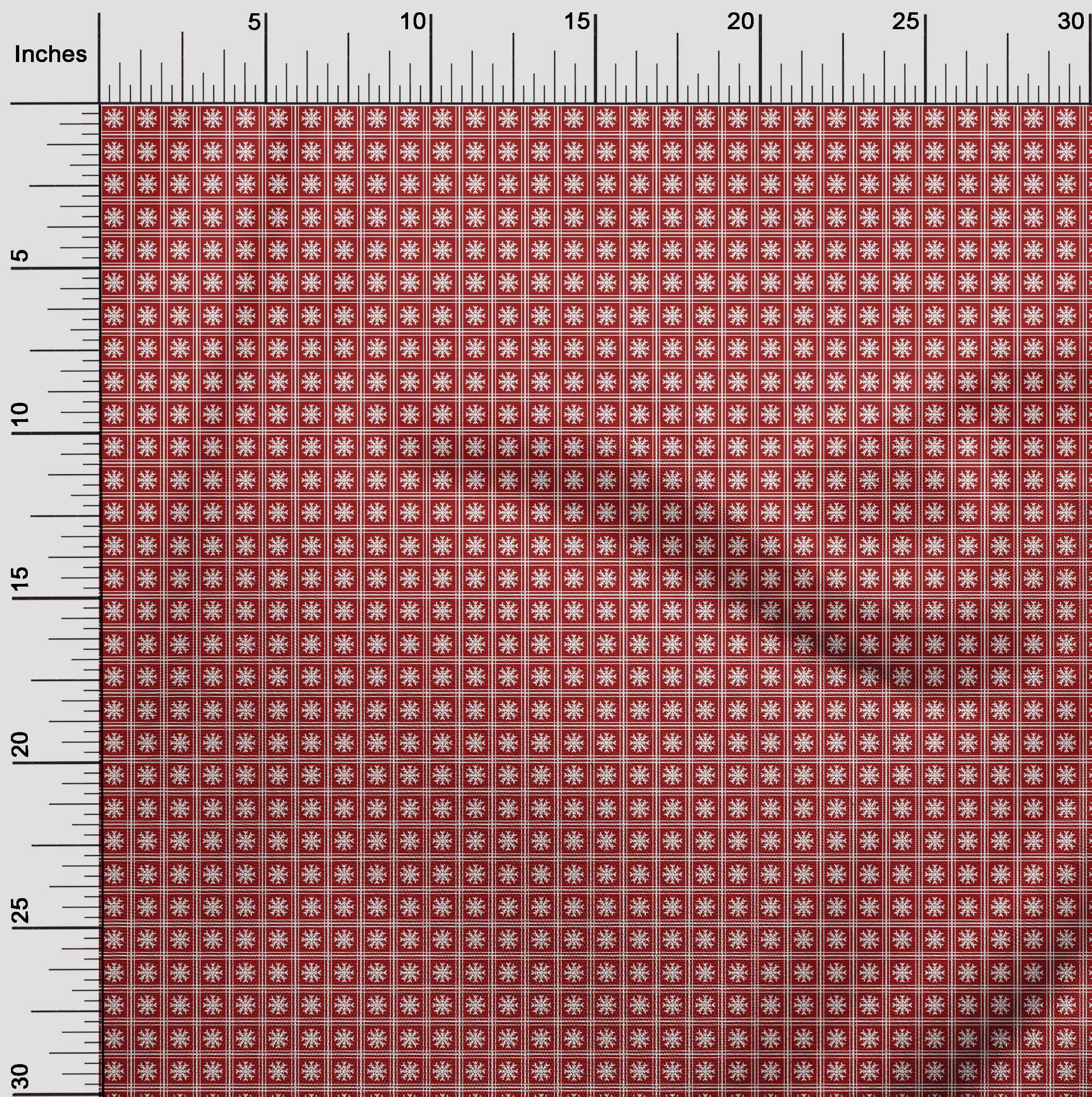 oneOone Cotton Jersey Maroon Fabric Merry Christmas Sewing Material Print Fabric By The Yard 58 Inch Wide