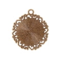 thumbnail image 4 of Paquete Configuraciones de Cabujón Colgante de Aleación de Flor forma forma forma de Bronce Gloria Colgante con base de camafeo, 4 of 5
