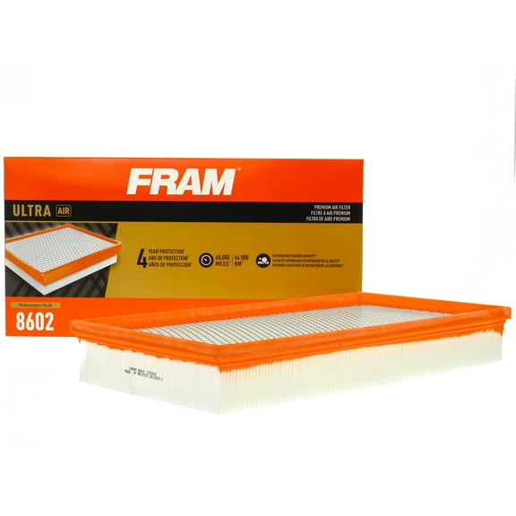 FRAM Ultra Air XGA8602, Premium Engine Air Filter, Replacement Filter for Select Audi and VW Vehicles Fits select: 1998-2010 VOLKSWAGEN NEW BEETLE, 1999-2005 VOLKSWAGEN JETTA