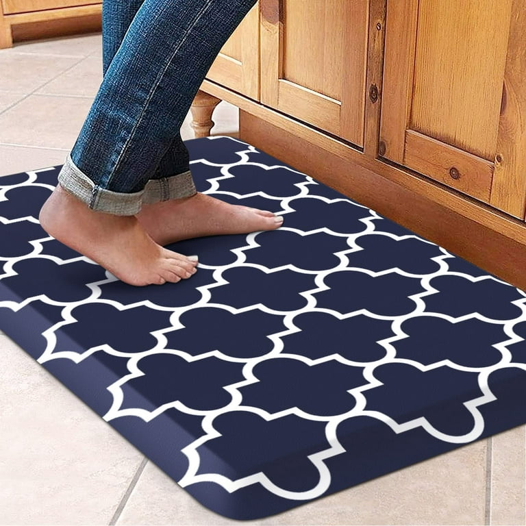 Anti Fatigue Mats for Kitchen Floor Kitchen Comfort Mat 3/4 in Cushioned Kitchen  Mats for Standing Fatigue Mats for Kitchen Floor 20x32 