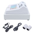 OUKANING 48 Keys Supermarket Cash Register LED Display Electronic POS Casher