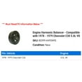 thumbnail image 2 of Engine Harmonic Balancer - Compatible with 1978 - 1979 Chevy C30 5.0L V8, 2 of 2