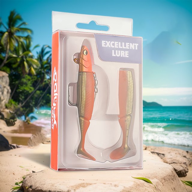 Señuelos de pesca blandos con cabeza de plantilla señuelo de silicona con cola en T Wobblers Swimbait para Lucio