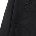 thumbnail image 4 of Herrnalise New Fashion Casual Men's Fleece Long Sleeve Hoodless Casual Outwear Black, 4 of 5