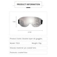 thumbnail image 3 of PATLOLLAV Winter Single Layer Ski Goggles for Adult, Big Spherical Goggles ,UV Protection Snowboard Snow Goggles Anti Fog, Skiing Snow Men and Women, 3 of 5
