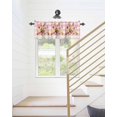 thumbnail image 6 of Easter Bunny Curtain Valance 54x18in,Country Cute Rabbit Kitchen Valances for Windows,Watercolor Tulips Rod Pocket Curtain,Pink Plaid Short Curtains Window Treatment for Bedroom Bathroom Living Room, 6 of 6