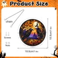 thumbnail image 3 of Halloween Sun Catcher for Window Hanging, 7.4in Acrylic Puzzle Board Ornament for Home Window, Birthday House Warming Gift for Puzzle Lovers by MPOISVA, 3 of 9