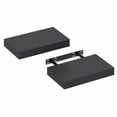 thumbnail image 4 of Furinno TANNA Set of 2 9x16 2" Thick Wall Shelf Invisible Bracket Americano, 4 of 4