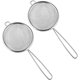 thumbnail image 1 of 2 Pack Small Stainless Steel Fine Mesh Strainers,8 CM Diameter Mini Polished Fine Mesh Sieve Tea Strainers Kitchen Colander Sieve with Handle - Ideal, 1 of 5