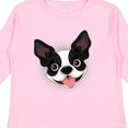 thumbnail image 4 of Inktastic Boston Terrier Dog Gift Boys or Girls Long Sleeve Toddler T-Shirt, 4 of 5