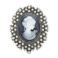 thumbnail image 1 of EeaseCA Retro Brooch Beautiful Queen Victoria Decorative Brooch for Scarf Bag Clothes, 1 of 7