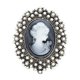 thumbnail image 1 of EeaseMX Broche retro, hermoso broche decorativo de la Reina Victoria para bufanda, bolso y ropa., 1 of 7