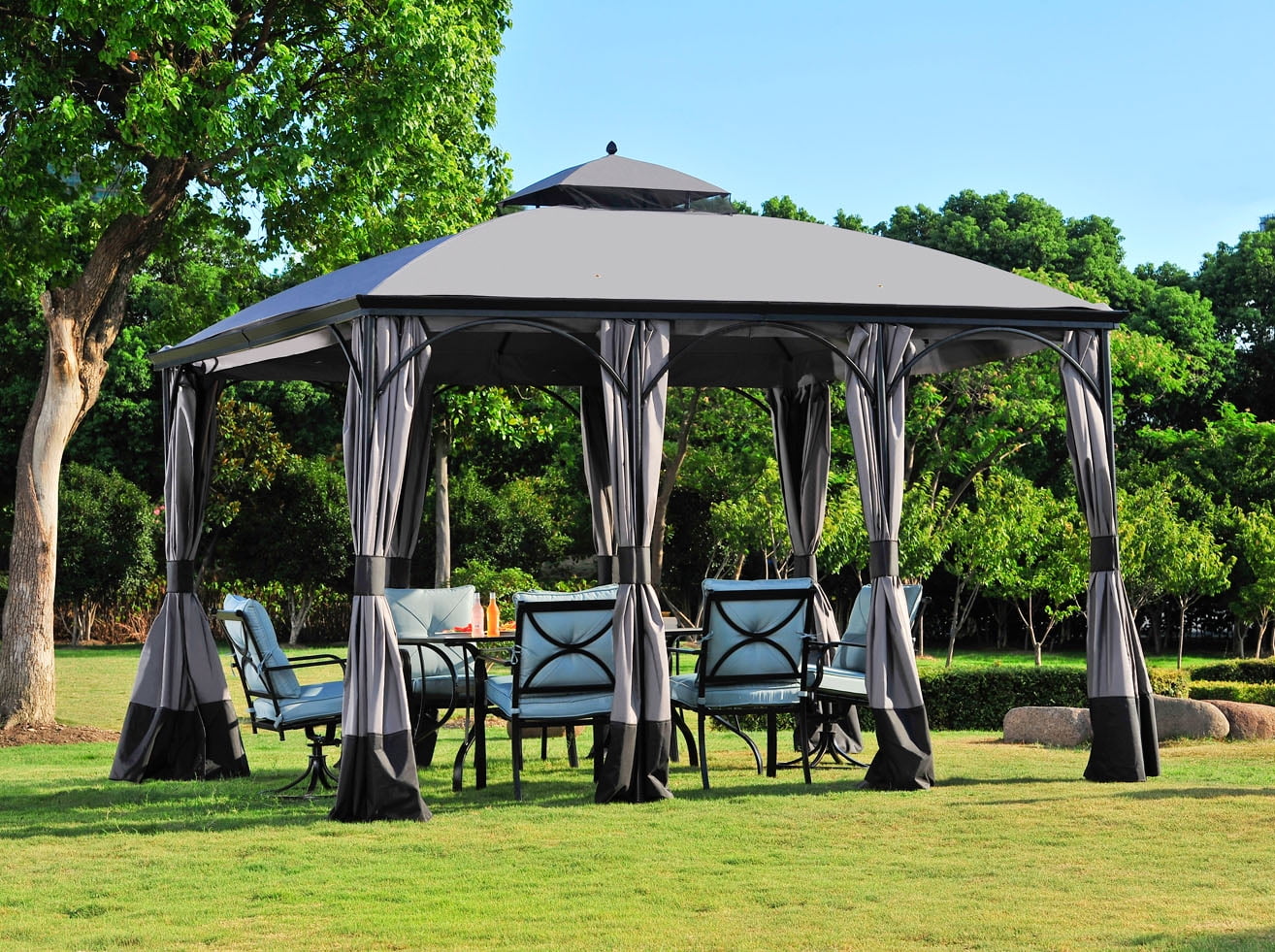 Although there are slight variations in the sizes of gazebos sold by most o...