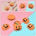 thumbnail image 2 of OUNONA 20Pcs Resin Charms Pumpkins for Ornaments in Orange Color, 2 of 8