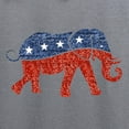 thumbnail image 3 of CafePress - Glitter Republican Eleph - Pullover Hoodie, Classic & Comfortable Hooded Sweatshirt, 3 of 4