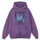 thumbnail image 4 of Sudadera con capucha para hombre, estilo retro, desgastado, con estampado de mariposas y relámpagos azules, con palabras creativas, de gran tamaño, cálida, 100 % algodón, a la moda, para otoño, 4 of 4
