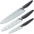 thumbnail image 2 of Ayesha Curry 3-Piece Japanese Steel Cooking Knife Set, Charcoal Gray, 2 of 3