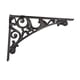 thumbnail image 4 of Soporte para estante de pared, resistente y fuerte, para exhibición, montaje en pared, para decoración de interiores, exteriores, cocinas y garajes. Negro, 4 of 8