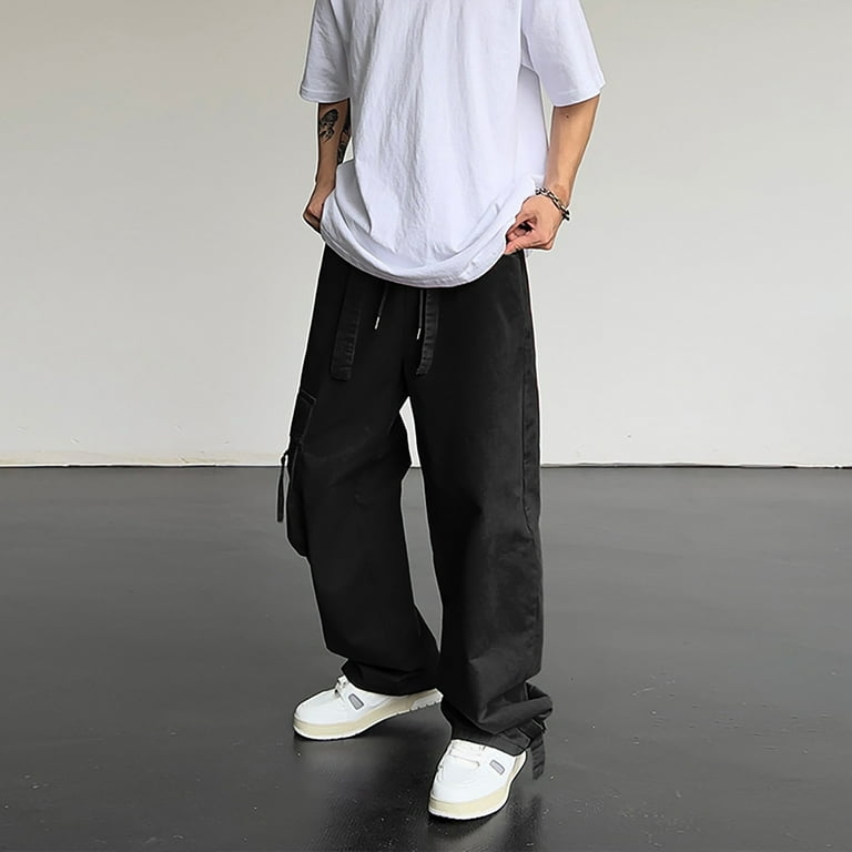 Wide-leg Cargo Pants - Black - Kids | H&M US
