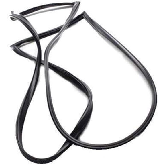 Whole Parts Black Refrigerator Door Seal Gasket (Magnetic Strip Inside), Part# WPW10249913 - Replacement and Compatible with Some Ikea, Kenmore, Kitchen Aid, Maytag and Whirlpool Refrigerators