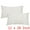 Beige-2, variant on Unique Bargains Shaggy Plush Throw Pillow Covers Couch Pillow Covers (2 Count) White-1 12" x 20"