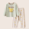 thumbnail image 2 of Leey-World Toddler Pajamas 1t 2t 3t 4t 5t 6t Baby Boy Girl Blue Ribbed Clothes Set 2Pcs Infant Long Sleeve Top and Pants Bear Patch Clothing Outfits(Light Green,2-3 Years), 2 of 4