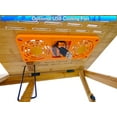 thumbnail image 5 of Medium Bamboo Laptop Portable Table Tray Desk - Height Adjustable, Foldable, 8 Tilting Angle's, Cup Holder, Drawer, with USB Cooling Fan - Perfect Breakfast Serving Bed Tray, 5 of 8