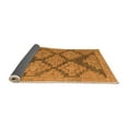 thumbnail image 2 of Ahgly Company Indoor Square Abstract Orange Modern Area Rugs, 7' Square, 2 of 4
