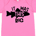 thumbnail image 4 of Inktastic It Was This Big Fishing Humor Boys or Girls Baby Bodysuit, 4 of 5