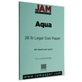 thumbnail image 2 of JAM Paper Matte Legal Paper, 8.5x14, 28lb Aqua Blue, 50/Pack, 2 of 2