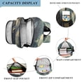 thumbnail image 3 of FORMRS Unisex School Backpack 17" Student Travel Bag with Laptop Compartment, Beige Floating Whale, 3 of 7