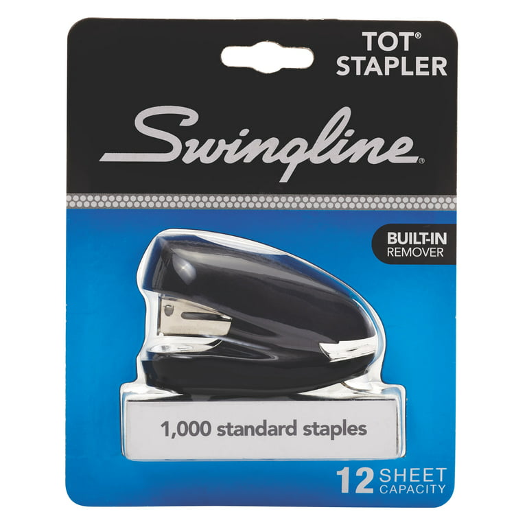 Swingline Tot Stapler, Built-in Staple Remover, 12 Sheets, Purple 