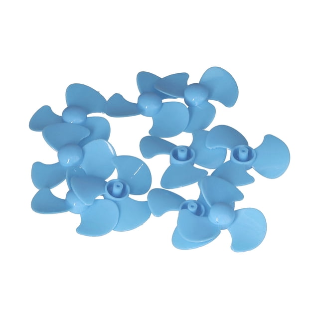 Plastic Propellers, XR-146 Impact Resistance 50mm 3 Blade Propeller Compact for DIY Toys Model Red,Yellow,Green,Blue