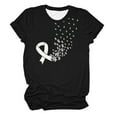 thumbnail image 4 of WEAIXIMIUNG T-Shirt Graphique de la Saint-Valentin pour la Sensibilisation au Cancer, 4 of 4