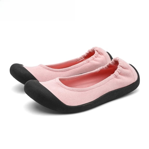 Women's Fabric Slip On Yoga Shoes, Quiet Soft Sole Dance Sneakers