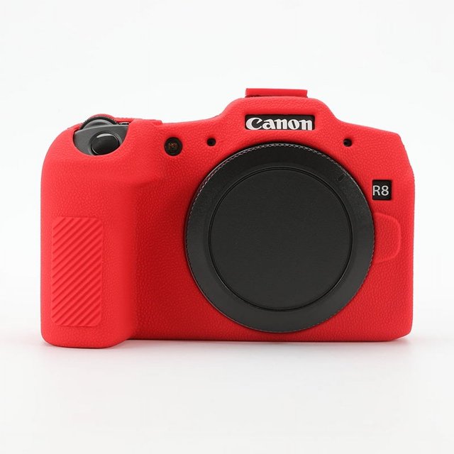 GadgetCom Étui de Protection en Silicone pour Canon EOS R8 - Antichoc, Anti-Rayures, Protection Intégrale, Design Facile à Saisir