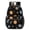 Sun and Moon, variant on Moth and Sun Gothic Pattern 17" School Backpacks for Teens,Waterproof Oxford Fabric,S-Shape Padded Straps for School,Travel,Hiking,Camping