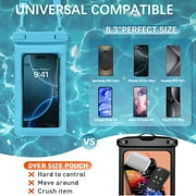 GAOBAO Waterproof Phone Pouch, IPX8 Cell Phone Dry Bag Case with Lanyard, Compatible with iPhone/Samsung, Up to 8.3, 2 Pack