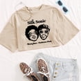 thumbnail image 2 of Camiseta de seda Sonic para mujer, regalo de Bruno Mars, 2 of 4