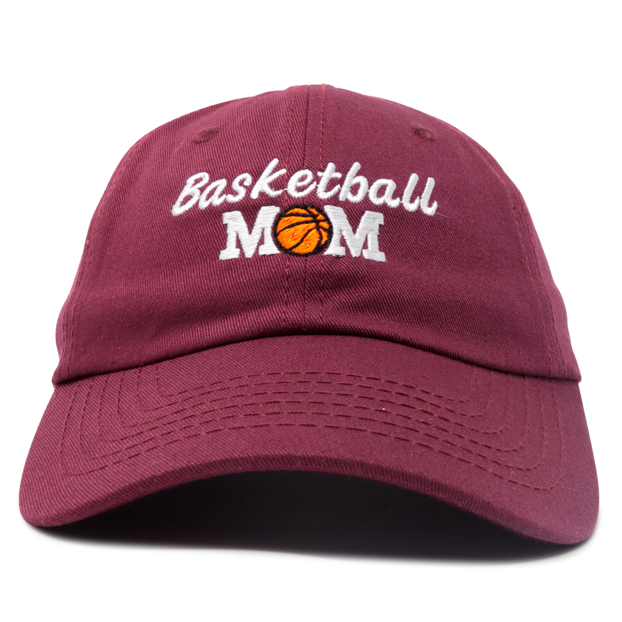 DALIX Basketball Mom Hat and Caps for Women in Maroon
