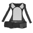 thumbnail image 2 of LJNYFDC Shoulder Lumbar Brace Back Posture Waist Corrector Adjustable Fastener Magnet Heating Winter Warm Waist Trainer, 2 of 5