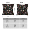 thumbnail image 2 of Pofeuu Cute Rabbit And Flower Print Double-sided plush pillowcase Square Throw Pillow Covers Pillows Cover for Living Room Bedroom Sofa Couch Cushion Cover（No pillow core）-22"x22", 2 of 7