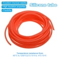 thumbnail image 3 of Uxcell 1 Pcs Rubber Cord Tube 16ft Length Hollow Tubing 0.12 inch OD 0.06 inch ID for DIY Craft Orange-red, 3 of 6
