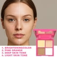 thumbnail image 5 of 4 Color Concealer Plates Longwear Concealer for Dark Circles, Blemishes, Redness,4-in-1 Conceal Blender Palette,Crease-Proof & Full Coverage for Women Daily Use,for All Skin Types, 5 of 7