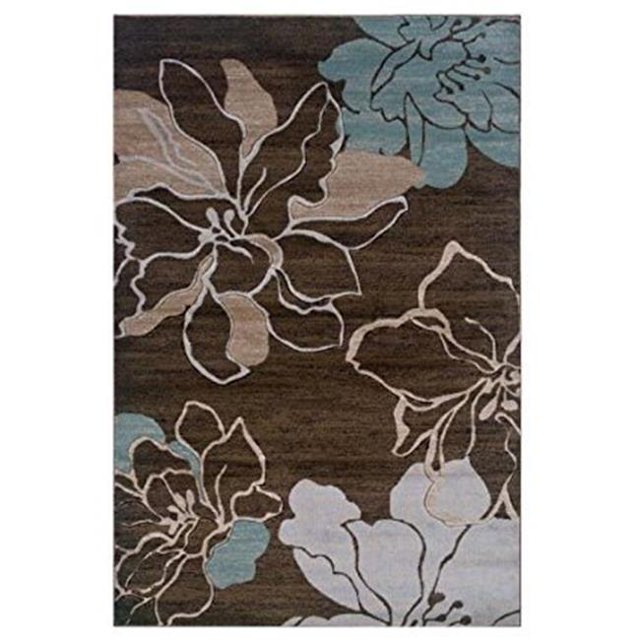Noble House MIL380757 5 x 7 ft. Milan Area Rug, Turquoise